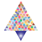 Prismatic Abstract Triangular Christmas Tree 2