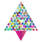 Prismatic Abstract Triangular Christmas Tree 3
