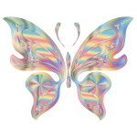 Prismatic Butterfly 17 Variation 3 No Background