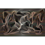 Prismatic Distorted Line Art Background 2 Variation 2