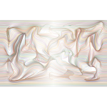 Prismatic Distorted Line Art Background 2
