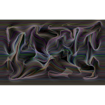 Prismatic Distorted Line Art Background Variation 2