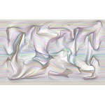 Prismatic Distorted Line Art Background