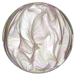 Prismatic Distorted Line Art Sphere