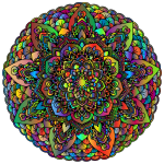Prismatic Floral Mandala II 2