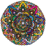 Prismatic Floral Mandala II