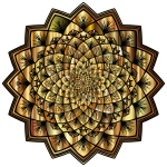 Prismatic Floral Mandala III 6
