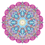 Prismatic Floral Mandala