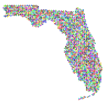 Prismatic Florida Hexagonal Mosaic