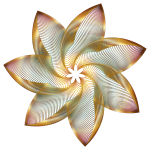 Prismatic Flower Line Art 2 No Background