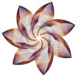 Prismatic Flower Line Art 5 No Background