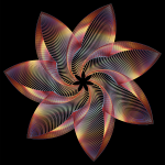 Prismatic Flower Line Art 5