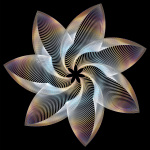Prismatic Flower Line Art 6