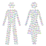 Prismatic Gender Equality Male And Female Figures 2 No Background