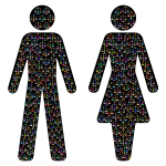 Prismatic Gender Equality Male And Female Figures 3