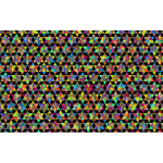 Prismatic Geometric Pattern Variation 2 With Background