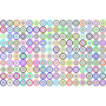 Prismatic Groovy Concentric Background No Black