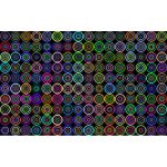Prismatic Groovy Concentric Background