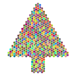 Prismatic Hexagonal Abstract Christmas Tree 4