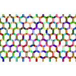 Prismatic Hexagonal Geometric Pattern 5 No Background