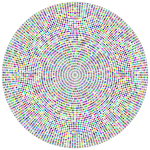 Prismatic Hypnotic Checkered Mandala