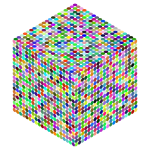 Prismatic Isometric Circles Cube 2