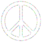 Prismatic Justice Peace Symbol No Background
