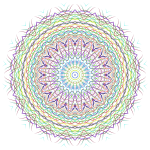 Prismatic Line Art Mandala 2 No Background
