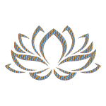 Prismatic Lotus Flower 9 No Background