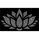 Prismatic Lotus Flower Silhouette 6 Circles 10