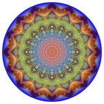 Prismatic Mandala Line Art 10 Variation 2