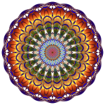 Prismatic Mandala Line Art 4 No Background