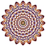 Prismatic Mandala Line Art 5 No Background