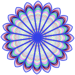 Prismatic Mandala Line Art Design