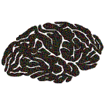 Prismatic Molecular Brain With Background