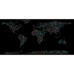 Prismatic Musical World Map 3