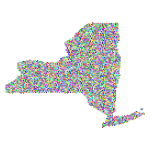 Prismatic New York Hexagonal Mosaic