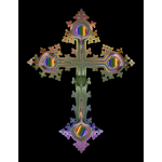 Prismatic Ornate Cross