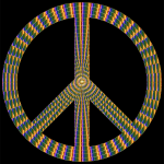 Prismatic Peace Sign 17