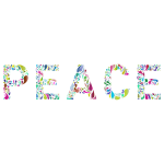Prismatic Peace Typography 2 No Background