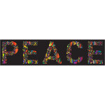 Prismatic Peace Typography 3
