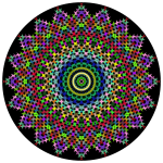 Prismatic Perforated Mandala