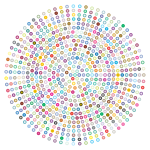 Prismatic Radial Dots 4