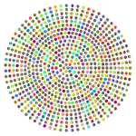 Prismatic Radial Dots 5