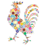 Prismatic Rooster Circles 2