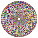 Prismatic Segmented Circle 4 Variation 2 No Background