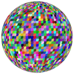 Prismatic Sequined Sphere