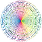 Prismatic Spiral Tree Circle 3 No Background