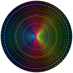 Prismatic Spiral Tree Circle 3