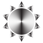 Prismatic Sun Icon Variation 3